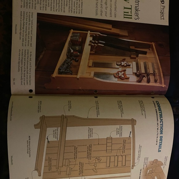 🎉5/$10🎉 Woodsmith magazine vol 31 no 181 February / March 2009 trestle table - Picture 8 of 8
